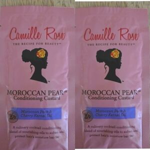 🪷5/$25! Camille Rose Moroccan Pear Conditioning Custard 2 Travel Trial packs